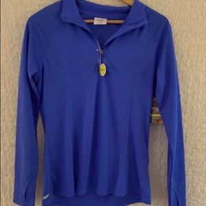medium, breathable, long sleeve sports shirt